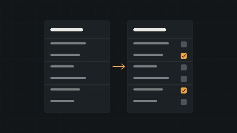 Illustration of an old register and an updated register side by side