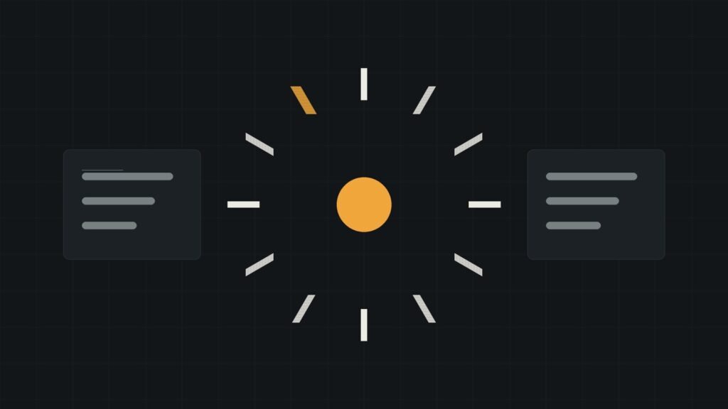 Illustration of a ring of twelve ticks representing a yearly cycle